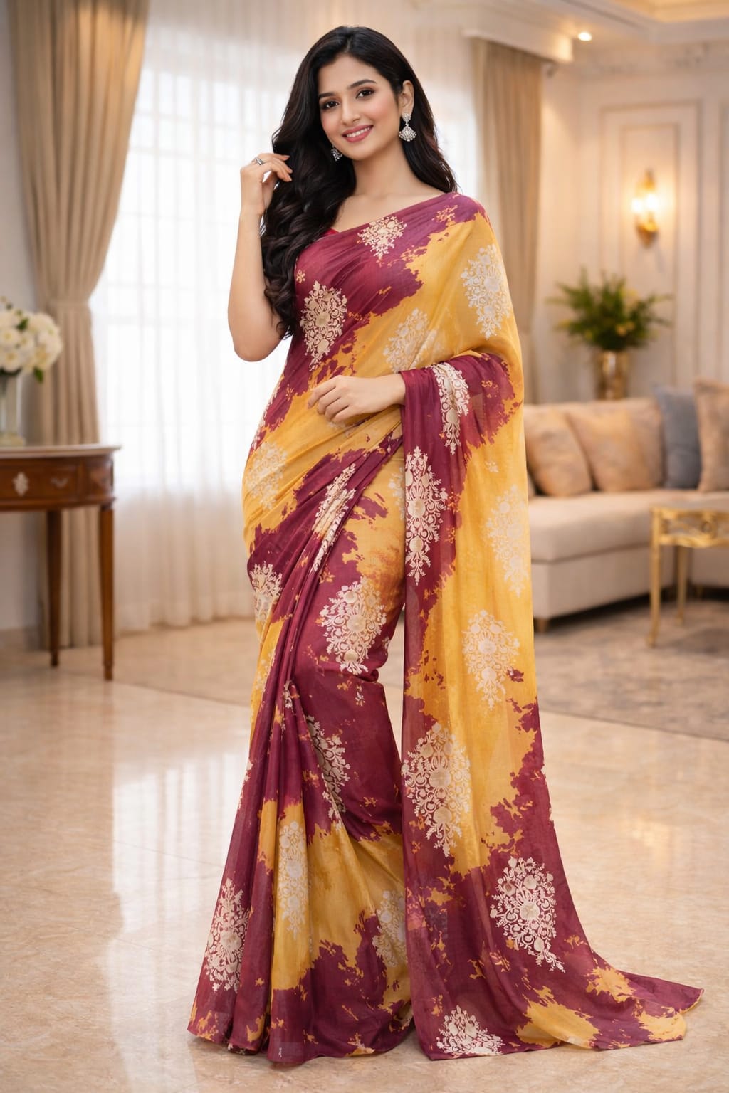 Rongdhonu Georgette sharee